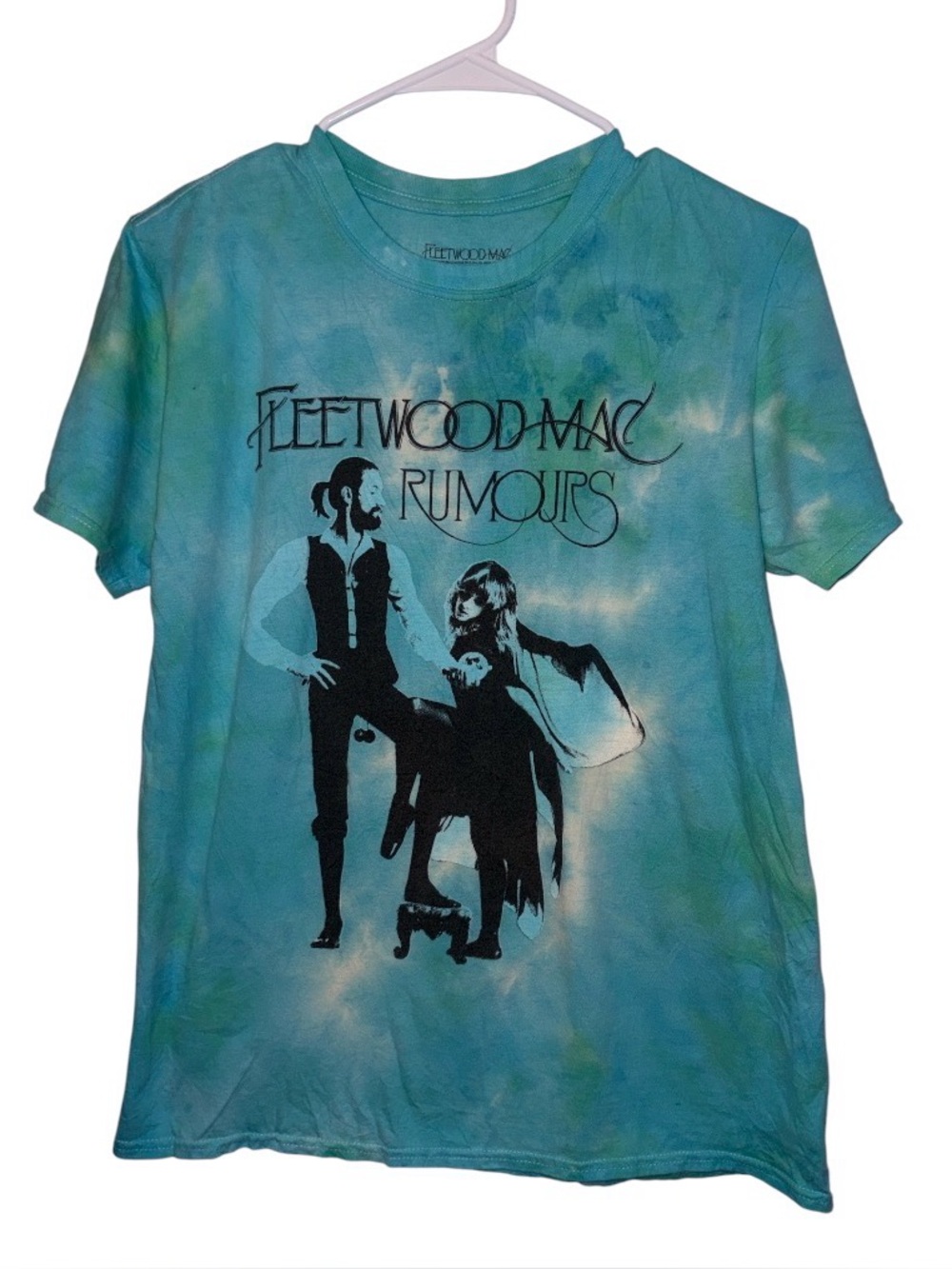 Fleetwood Mac Rumours Tie Dye Graphic T-Shirt Size Medium Stevie Nicks 70s